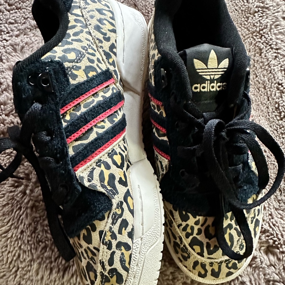 Animal print Adidas, NEW. No box or tags.